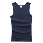 Gym Vest Factory - OEM Men's Casual Slim Fit Square Collar