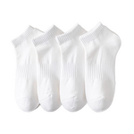 Casual Socks Factory - OEM Men's Trendy White Short Sweat