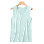 Ice Silk Vest Factory - OEM Men's White Seamless Casual