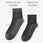 Men's Socks Factory - OEM Solid Black Extra Large Size