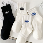 Mid-Calf Socks Factory - OEM Men's White Autumn Winter