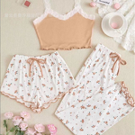 Pajama Set Factory - OEM 2025 Women's Satin Floral Print