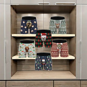 Boxers Factory - OEM European American Christmas 3D Digital