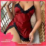 Lace Pajamas Factory - OEM Women's Sexy V Neck Backless