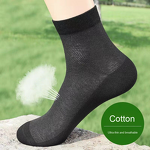 Men's Socks Factory - OEM Solid Black Extra Large Size