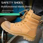 Safety Shoes Manufacturer - Men's High Top Cowhide GlassFiber Toe