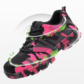 Safety Shoes Manufacturer - Unisex Fly Knit Steel Toe Anti-Smash