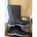 Safety Shoes Factory - Black Waterproof Leather Steel Toe Industrial