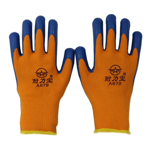 Working Gloves Manufacturer - Latex Terry Coated Winter Working Gloves