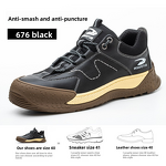 Safety Shoes Manufacturer - Insulated Plastic Toe Breathable Rubber Sole
