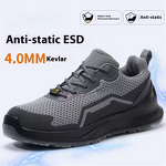Safety Shoes Manufacturer - Wholesale Blue Anti-Static Kevlarr Steel Toe