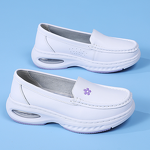 Nurse Shoes Supplier - Women's Genuine Leather Air Cushion EVA