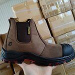 Safety Shoes Factory - Brown Genuine Leather Insulated Composite Toe