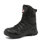 Hiking Boots Factory - Large Size Men's Microfiber Leather Tactical