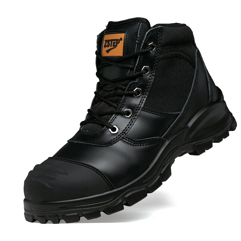 Safety Shoes Supplier - Light-Weight Leather Steel Toe Oil-Proof