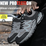 Safety Shoes Supplier - Men's Summer Lightweight Soft-Sole Steel Toe