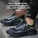 Safety Shoes Manufacturer - Unisex Quick-On Fly Knit Steel Toe