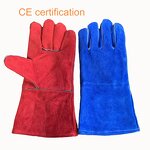 Welding Gloves Supplier - CE 388 407 Split Cowhide Custom Logo