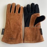 Welding Gloves Factory - Bate Brown Custom Logo Split Cow Leather