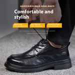 Safety Shoes Factory - Cowhide Plastic Toe 6kv Electricians Rubber