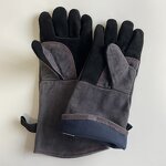 Welding Gloves Manufacturer - Bate Gray Wear Resistant Custom Logo