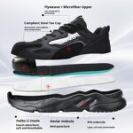 Safety Shoes Manufacturer - Unisex Industrial Steel Toe Kevlarr