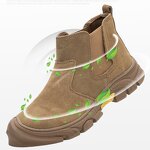 Welding Boots Manufacturer - Men's Suede Steel Toe Kevlarr Rubber Sole