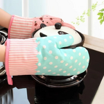 Oven Gloves Supplier - High Temperature Thickened Anti-Scald Baking