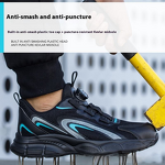 Safety Shoes Manufacturer - Men's Fly Knit Plastic Toe 6kv Rotating