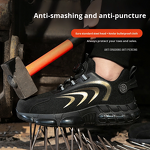 Safety Shoes Manufacturer - Men's Summer Low-Cut Steel Toe TPU Mesh