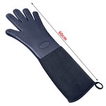 Silicone Gloves Factory - Extended Anti-slip Five-finger Silicone Gloves