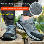 Safety Shoes Supplier - Pigskin Plastic Toe 6kv Kevlarr Rubber Sole