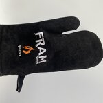 Oven Gloves Supplier - Black Complete Cowhide Custom Household