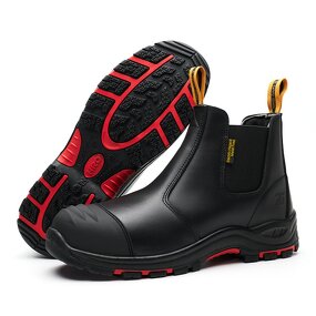Safety Shoes Supplier - Genuine Leather Composite Toe Kevlarr PU Rubber