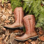 Cowboy Boots Supplier - Winter Western PU Leather Square Toe