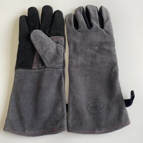 Welding Gloves Manufacturer - Bate Gray Wear Resistant Custom Logo