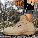 Hiking Boots Factory - Men's High Top Breathable Tactical Large Size