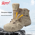 Hiking Boots Supplier - Men's Suede High Top Waterproof Tactical