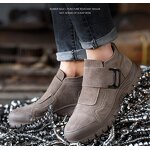 Welding Shoes Supplier - Suede Leather Steel Toe Kevlarr Fireproof