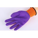Latex Gloves Supplier - Purple Latex Foam Palm Garden Household
