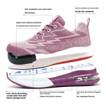 Safety Shoes Factory - Women's Fly Knit 4.0mm Kevlarr Steel Toe PU