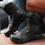 Hiking Boots Manufacturer - High-top Waterproof Leather MD Sole Camping