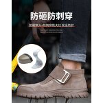 Welding Shoes Supplier - Suede Leather Steel Toe Kevlarr Fireproof
