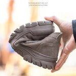 Welding Shoes Supplier - Suede Leather Steel Toe Kevlarr Fireproof
