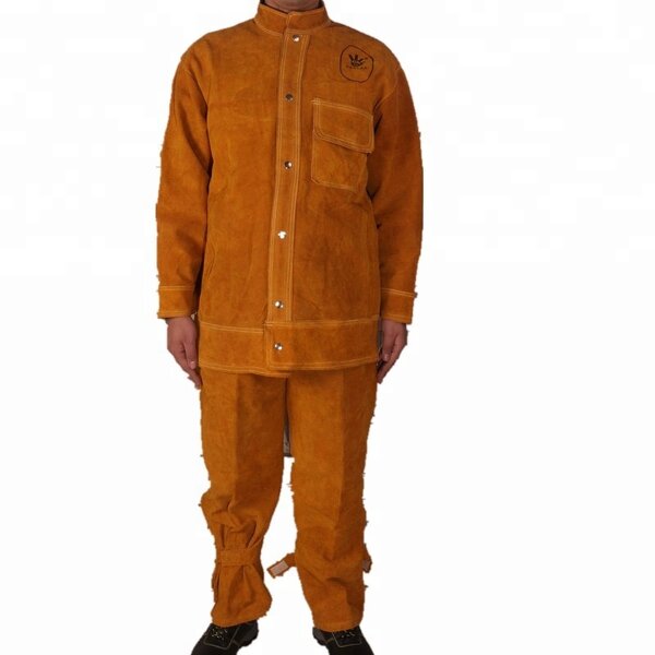 Welding Apparel Manufacturer - Split Leather Jacket Trousers Coveralls