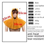 Welding Caps Manufacturer - Cow Split Leather Welding Caps