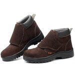 Safety Shoes Factory - Genuine Leather Welding Steel Toe All Seasons