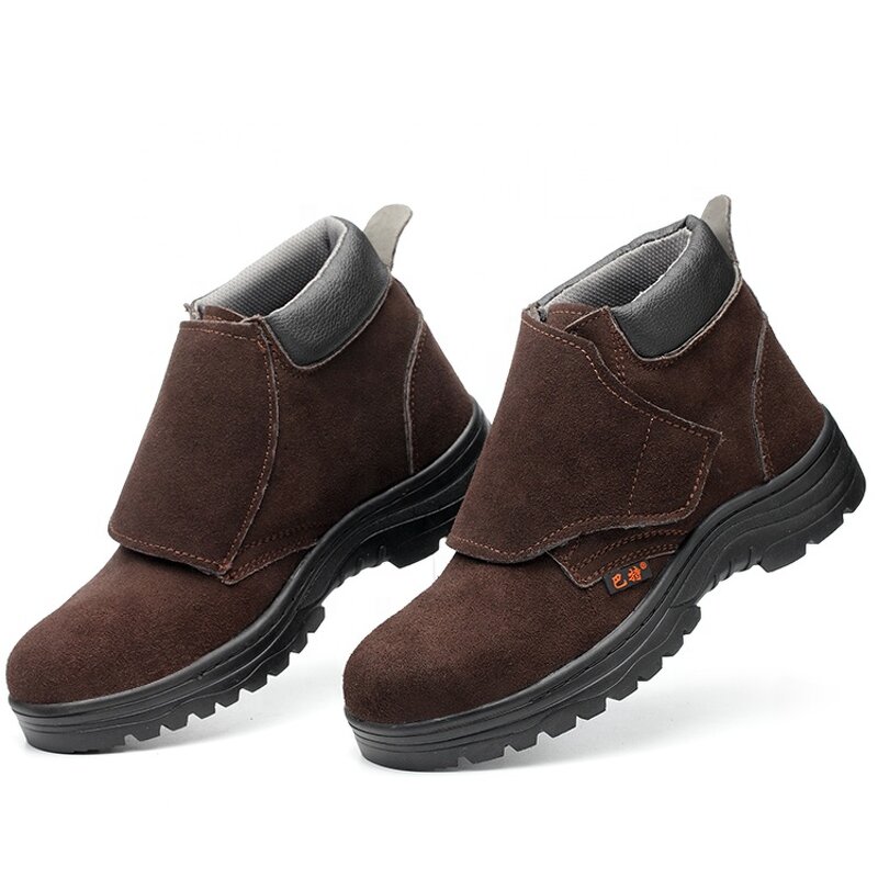 Safety Shoes Factory - Genuine Leather Welding Steel Toe All Seasons