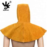Sand Blasting Hood Factory - Cow Split Leather Full Face Hood Cap