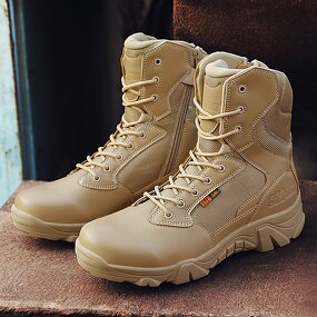Hiking Boots Manufacturer - High-top Waterproof Leather MD Sole Camping